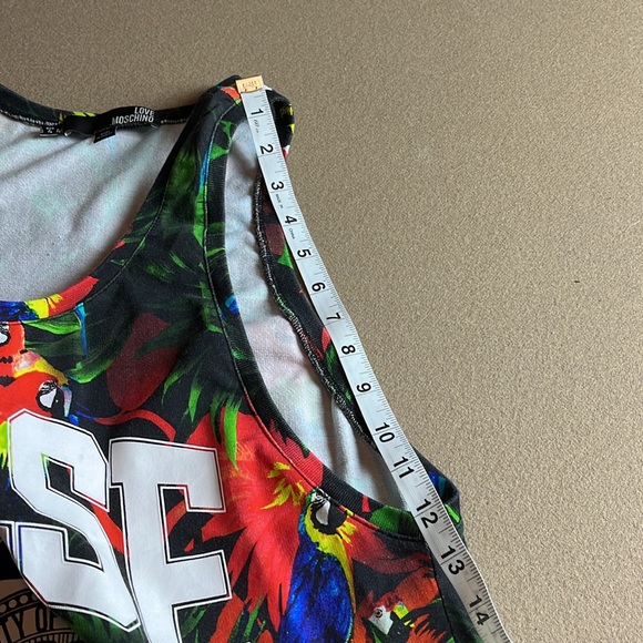 LOVE MOSCHINO Black Jungle Pulse University of Love Moschino Mini Dress - 4 - Picture 8 of 13